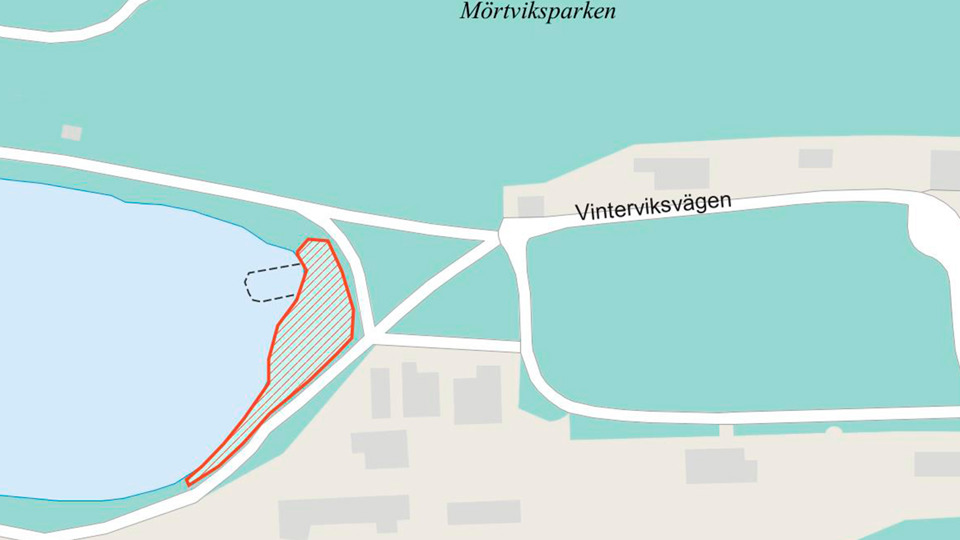Karta hundförbud Vinterviken badplats