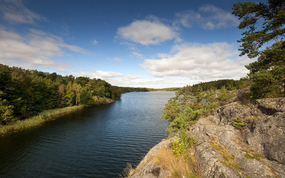 Utsikt över Flatensjön. Foto: Johan Pontén