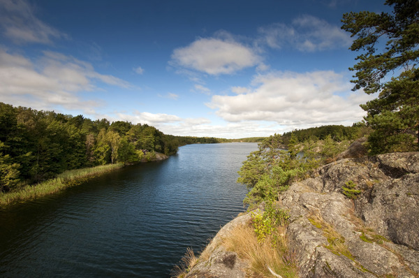 Utsikt över Flatensjön. Foto: Johan Pontén